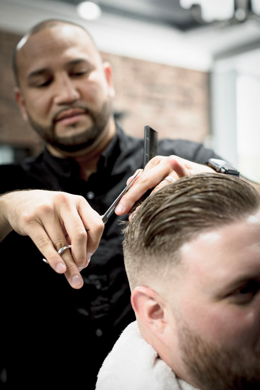 Executive haircut and grooming service at High End Barbershop